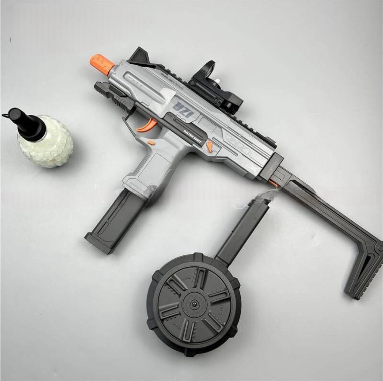 New AMAZING UZI MP7 Gel Blaster Fast Rotary Drum Adult type (UZI IN STOCK)