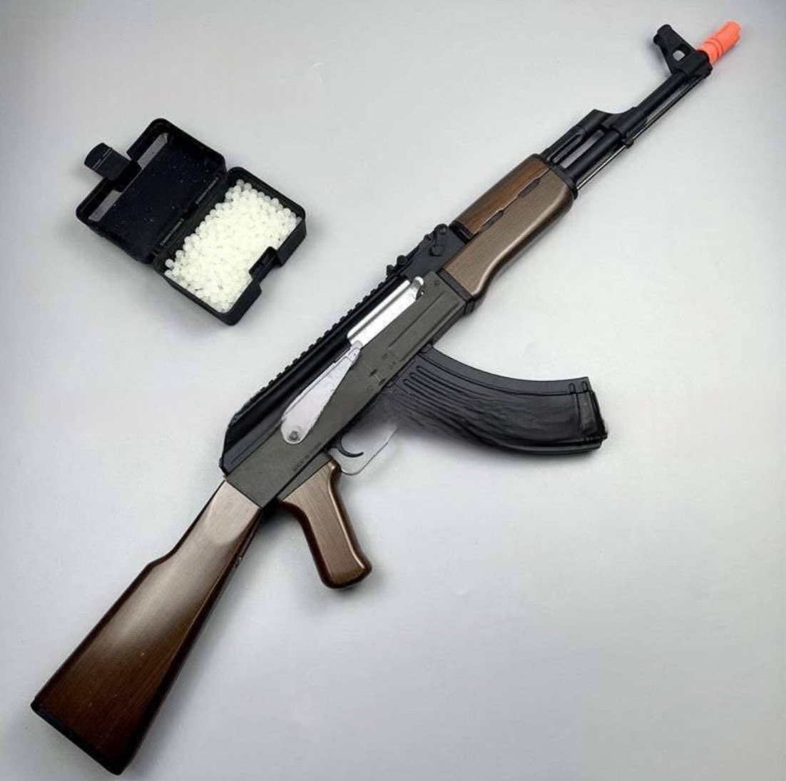 New Wood AK 47 Gel Blaster ak47 Fast Adult Type (battery not included)